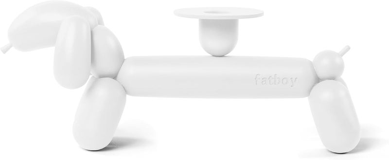 Fatboy Can-dog Candle Holder – White | Indoor Decorative Candle Stand | Modern Home & Table Decor | 10.7 x 28.5 x 8.2 cm | Stylish & Elegant Lighting Accessory - Image 1